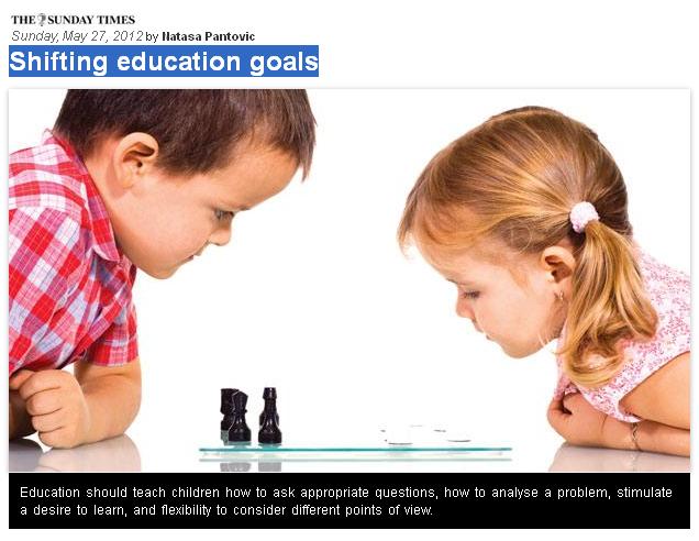 our children articles, lessons from Finland, educational reform, chess