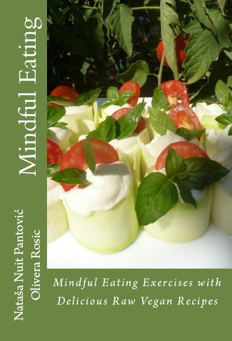 mindful eating raw vegan recipes book cover