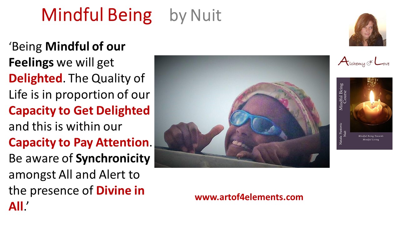 Mindful Being Course quote by Nuit developing kids love