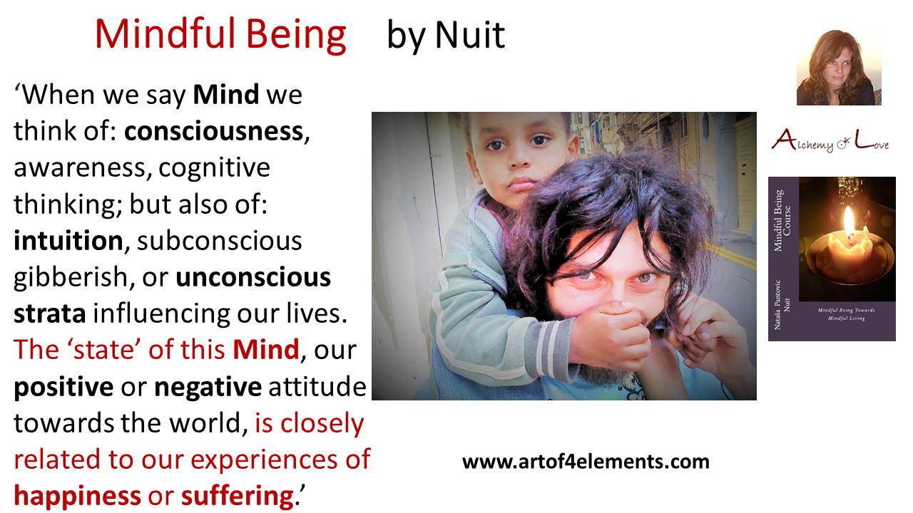 Mindful Being by Nuit quote about mind powers
