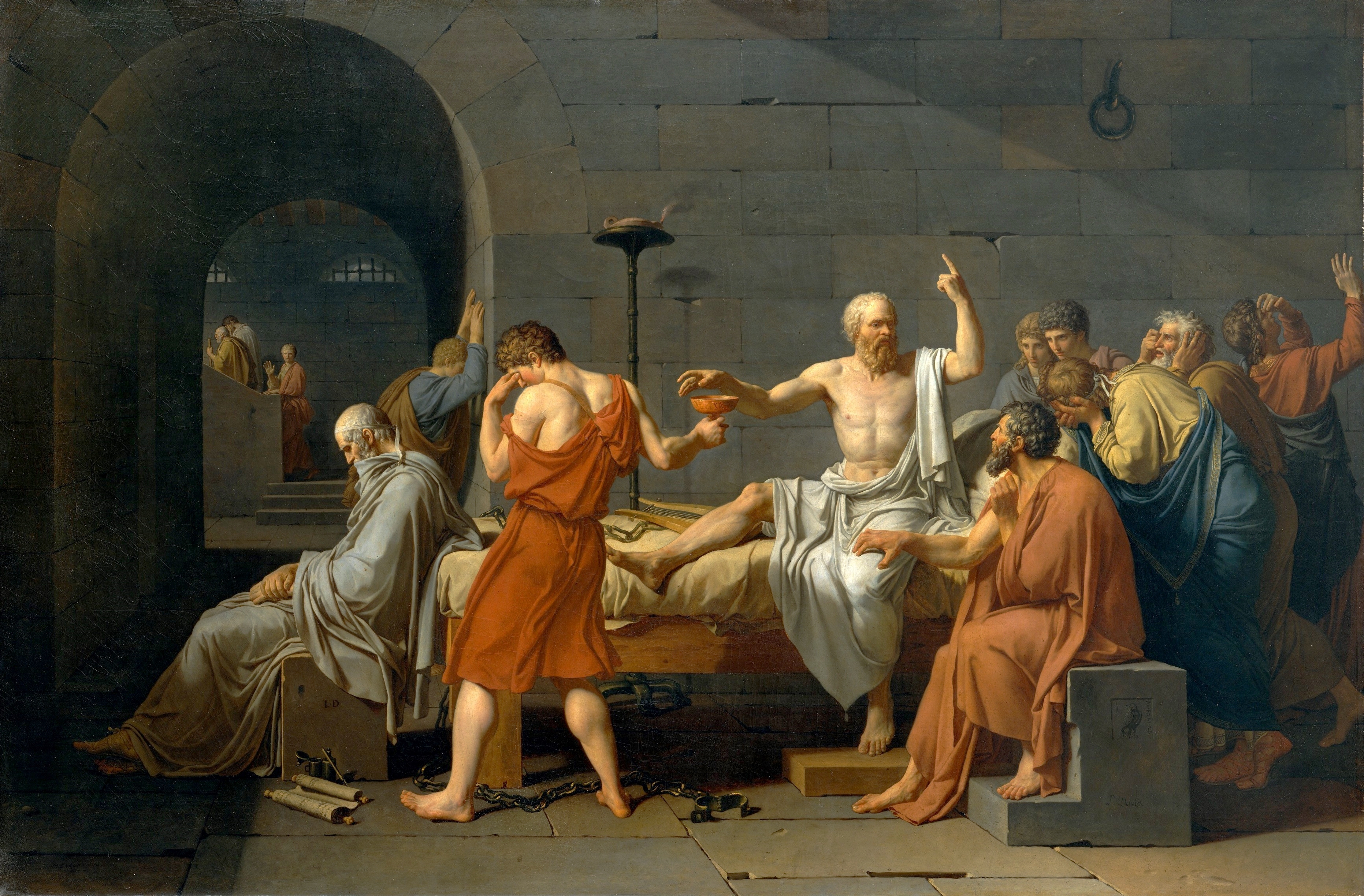 Death_of_Socrates 1787 Jacques Louis David