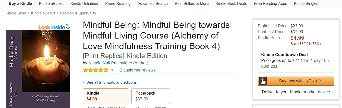 Mindful Being Course Amazon Kindle
