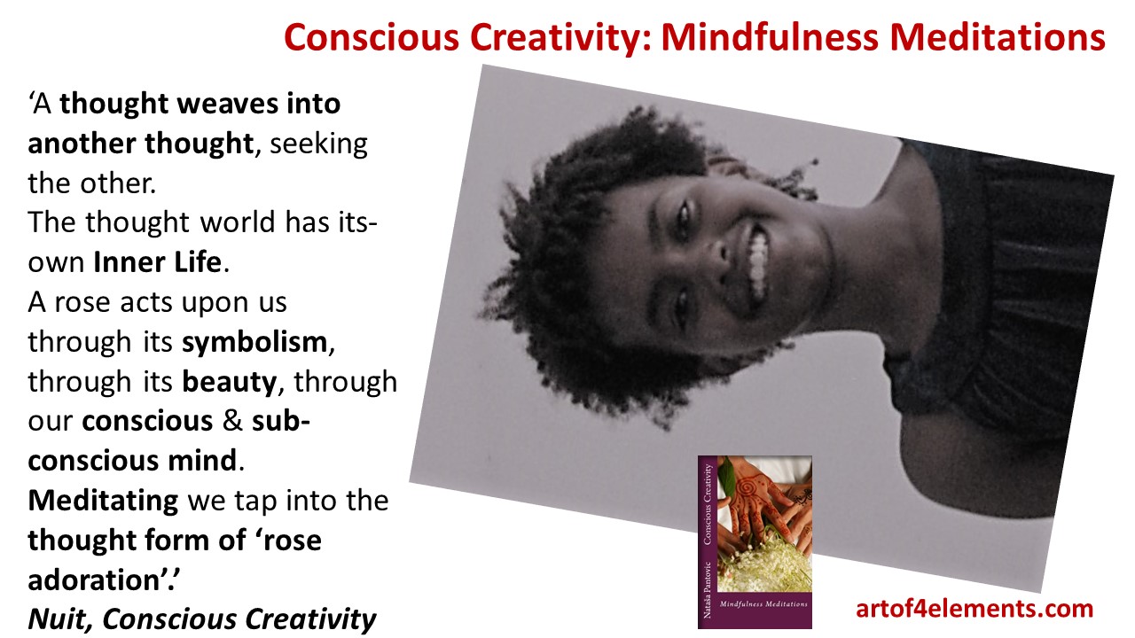 What is meditation from Conscious Creativity Mindfulness Meditation Book by Natasa Pantovic