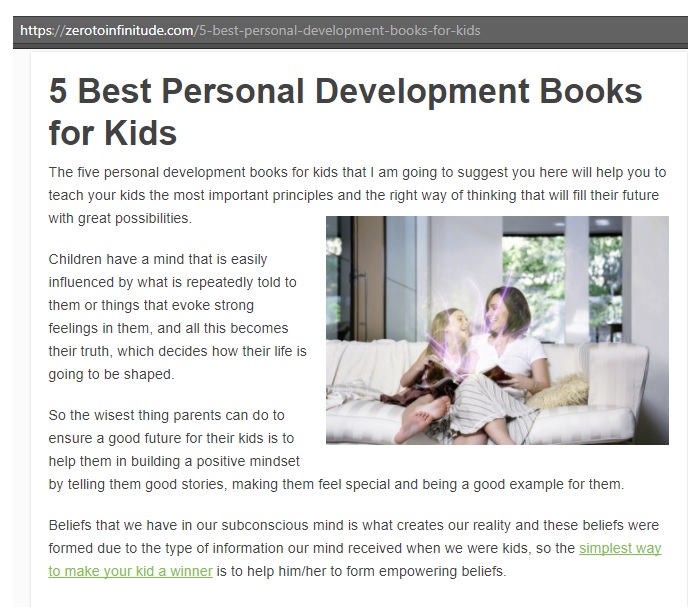 5 best personal development books for kids Conscious Parenting list