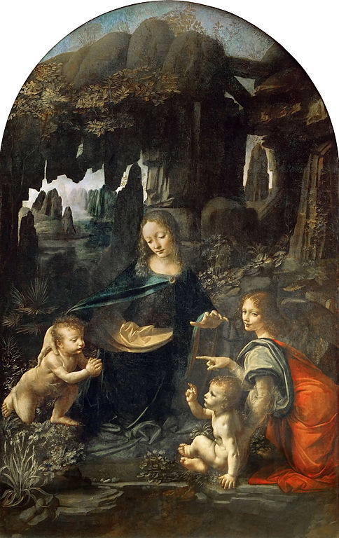 Leonardo Da Vinci Vergine delle Rocce Louvre Paris