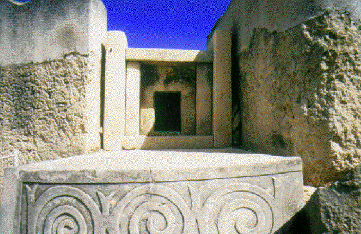 malta temples tarxien spirials 3000 BC