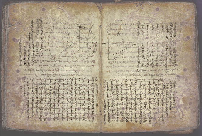 Archimedes_Palimpsest 250 BC an orthodox bible 13th century revealed works by Archimedes thought to have been lost