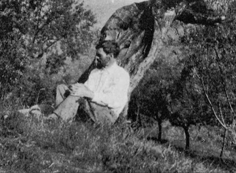 D H Lawrence in Tuscia Rome Italy photo