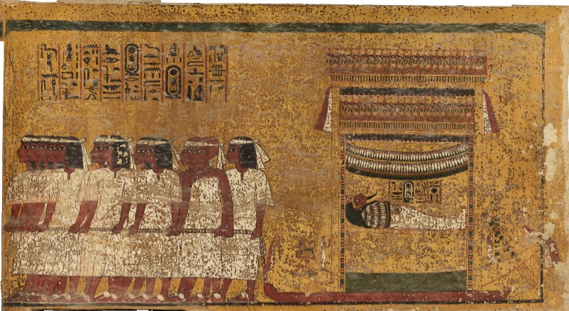 Pharaoh Tutankhamun tomb, 18th dynasty East Wall