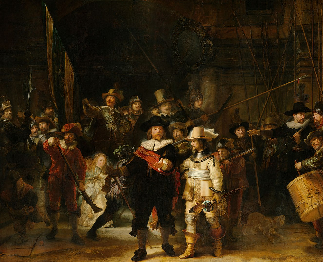 The Night Watch (1642) by Rembrandt