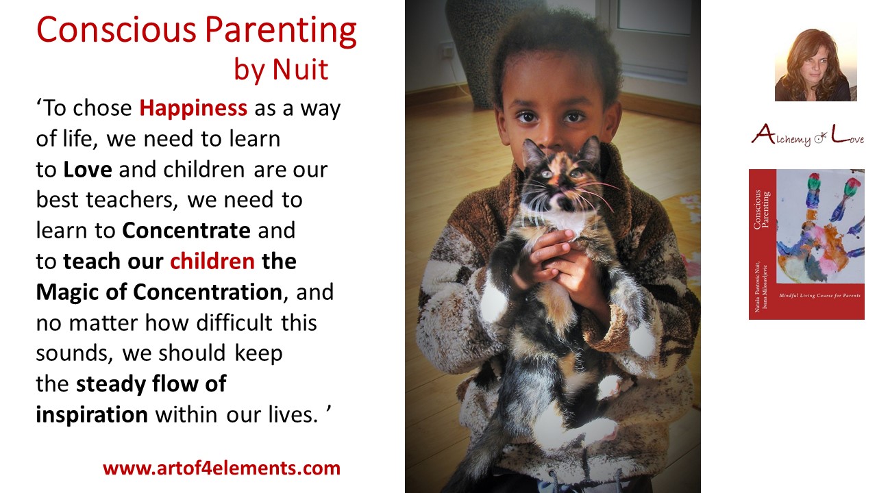 Self Development for Parents Conscious Parenting Book quotes by Natasa Pantovic Nuit