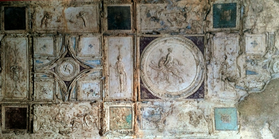 Underground basilica of Porta Maggiore Rome Pythagoreans 100 BC Fresco