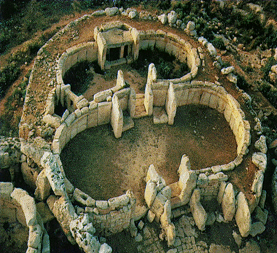 Ggantija Malta Gozo Temple mysticism or magic 3,000 BC spiritual practices four elements