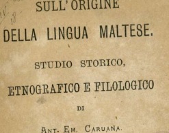 Lingua Maltese by Caruana published in 1896
