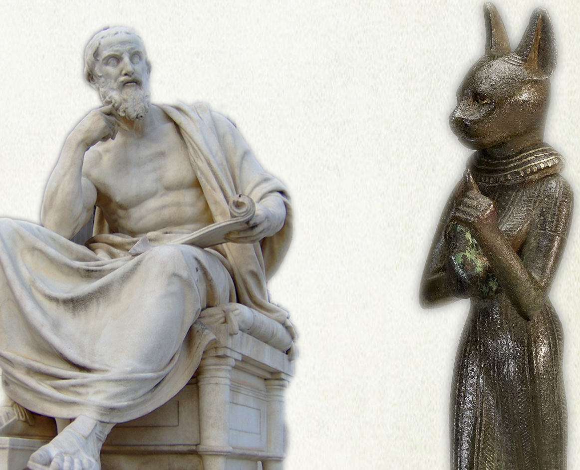 herodotus and bastet public domain