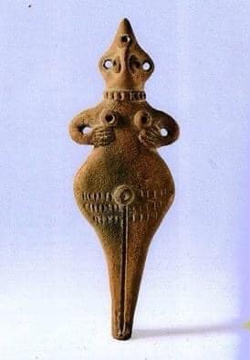 Neolithic Stone Mini Sculpture Goddess figurine Serbian archaeological settlement 5000 BC - 10000 BC #Artifacts